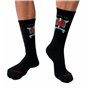 Chaussettes de Sport Jimmy Lion Athletic Frida Heart Noir