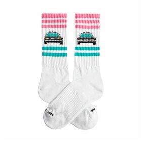 Chaussettes de Sport Jimmy Lion Athletic Delorean Blanc