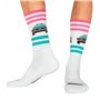 Chaussettes de Sport Jimmy Lion Athletic Delorean Blanc