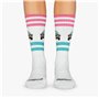 Chaussettes de Sport Jimmy Lion Athletic Delorean Blanc