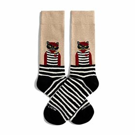 Chaussettes de Sport Jimmy Lion Beige