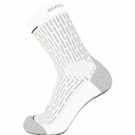 Chaussettes de Sport Salomon Ultra Glide Crew Blanc