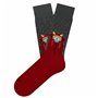 Chaussettes de Sport Jimmy Lion Raining Cat Marron