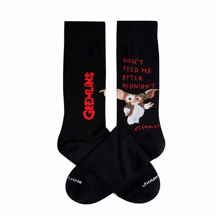 Chaussettes de Sport Jimmy Lion Gremlins Warning Noir