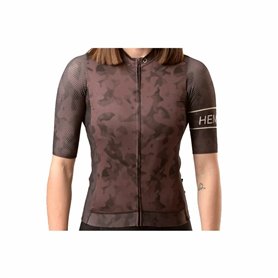 maillot de cyclisme Hemon Prestiggio Marron