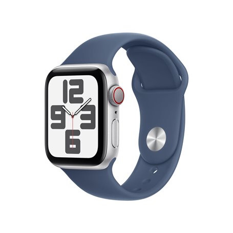 Montre intelligente Apple Watch SE 1,57" Bleu Argenté 40 mm