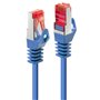 Câble Réseau Rigide FTP 6ème Catégorie LINDY 47352 Bleu 1 m 1 Unité