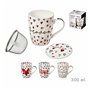 Tasse avec filtre pour infusions Kozina Saint Valentin 300 ml