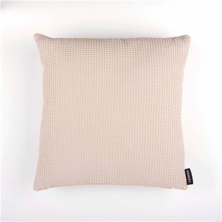 Housse de coussin Belum Waffle Rose 50 x 50 cm