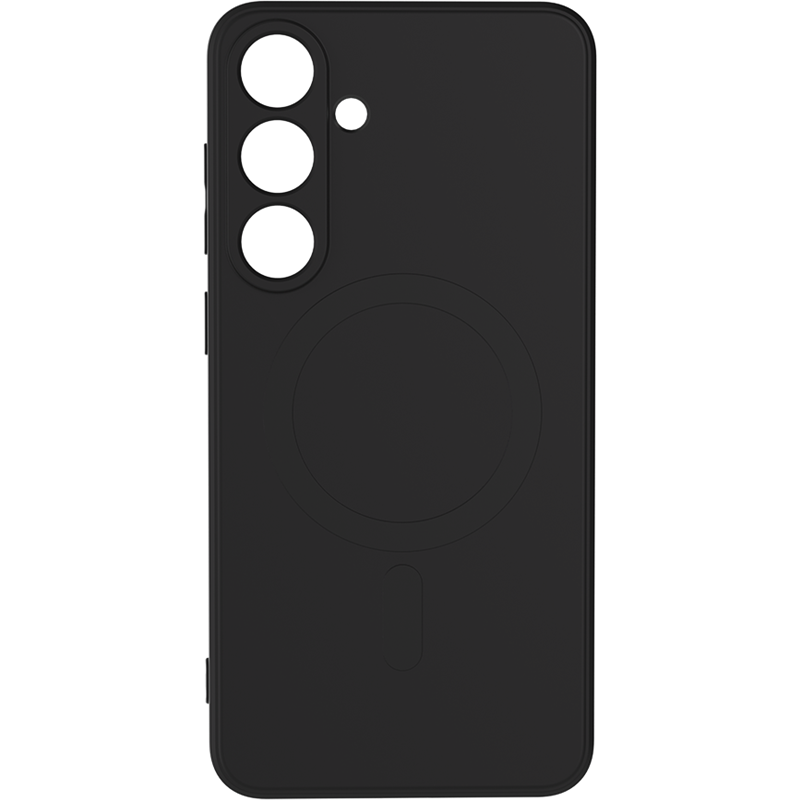 Image secondaire de Coque Silicone Magnet Samsung Galaxy S25+ Noire Bigben