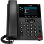 POLY Téléphone IP VVX 350 à 6 lignes et compatible PoE