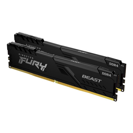 Kingston Technology FURY 8Go 3200MT/s DDR4 CL16 DIMM (Kit de 2) Beast Black