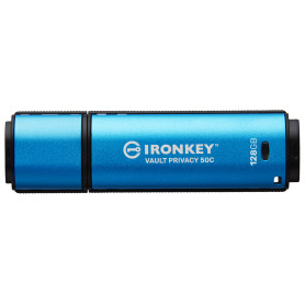 Kingston Technology IronKey 128 Go USB-C Vault Privacy 50C chiffrée AES-256, FIPS 197