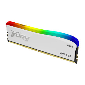 Kingston Technology FURY 8GB 3600MT/s DDR4 CL17 DIMM Beast blanc RGB SE