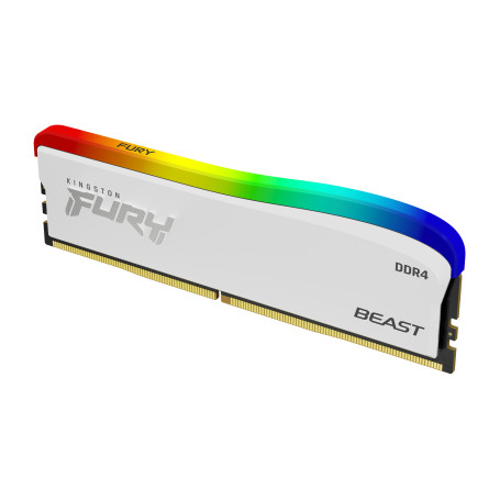 Kingston Technology FURY 8GB 3600MT/s DDR4 CL17 DIMM Beast blanc RGB SE