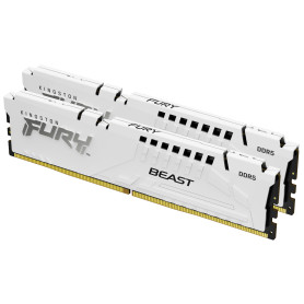 Kingston Technology FURY Beast 32 Go 5200 MT/s DDR5 CL36 DIMM (Kits de 2) White EXPO