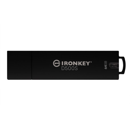 Kingston Technology IronKey 64 Go D500S FIPS 140-3 Lvl 3 (en attente) AES-256