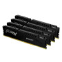 Kingston Technology FURY Beast 64 Go 5200 MT/s DDR5 CL40 DIMM (Kits de 4) Black XMP