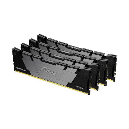 Kingston Technology FURY 32 Go 3200 MT/s DDR4 CL16 DIMM (Kits de 4) Renegade Black