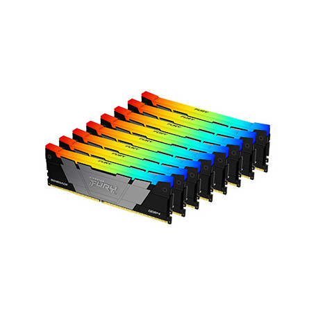 Kingston Technology FURY 256 Go 3200 MT/s DDR4 CL16 DIMM (Kits de 8) Renegade RGB