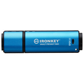 Kingston Technology IronKey 512 Go USB-C Vault Privacy 50C chiffrée AES-256, FIPS 197