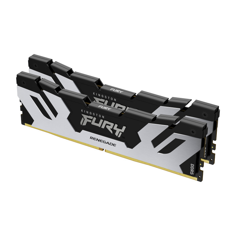 Kingston Technology FURY 64 Go 6400 MT/s DDR5 CL32 DIMM (kit de 2) Renegade Silver XMP