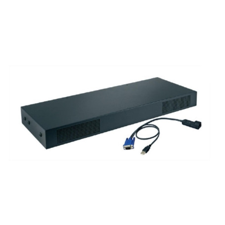 Lenovo 1754A1X commutateur écran, clavier et souris Grille de montage Noir