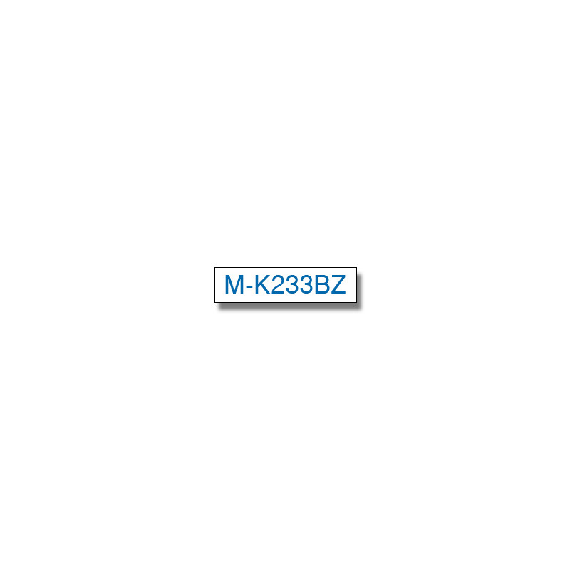 Brother MK-233BZ Labelling Tape (12mm) ruban d'étiquette M