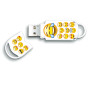 Integral 32GB USB2.0 DRIVE XPRESSION EMOJI lecteur USB flash 32 Go USB Type-A 2.0 Multicolore