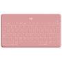 Logitech Keys-To-Go Rose Bluetooth Allemand