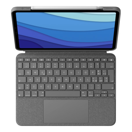 Logitech Combo Touch Gris Smart Connector QWERTY Italien