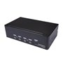 StarTech.com Switch KVM double affichage DisplayPort 4K 60 Hz à 4 ports avec hub USB 2.0 intégré