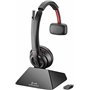 POLY Micro-casque serre-tête Savi 8220 stéréo DECT 1 880-1 900 Mhz + kit de chargement