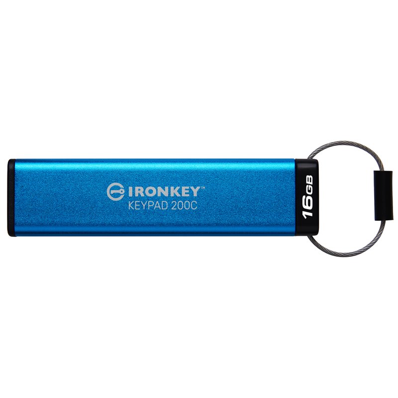 Image secondaire de Kingston Technology IronKey Keypad 200C USB-C de 16 Go, FIPS 140-3 niveau 3 (en attente) AES-256