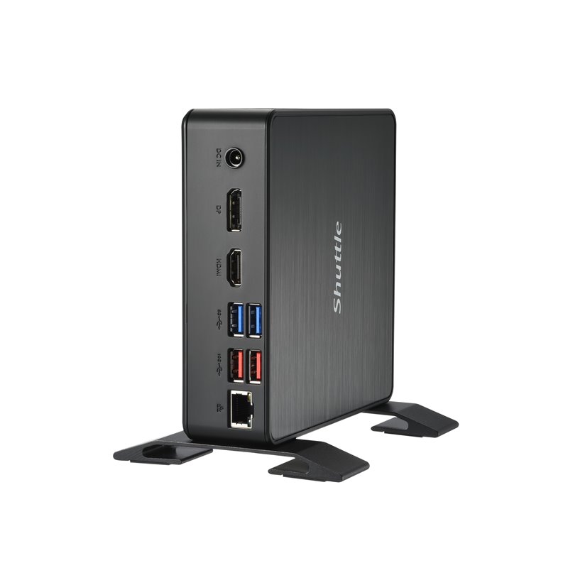 Image secondaire de Shuttle XPC Nano PC NC40U, Intel Celeron 7305U, 1x HDMI, 1x DP,1xUSB-C/DP, 6x USB3.2, 1x 2.5