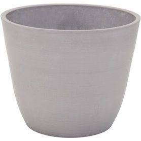 Pot - MEGA COLLECTIONS - Ecostone Egg - Ø 31 cm - H 25,5 cm - Taupe