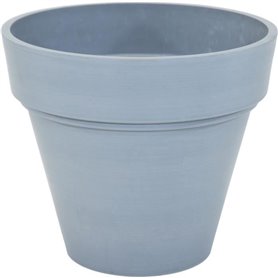 Pot - MEGA COLLECTIONS - Ecostone Planter - Ø 35 cm - H 30 cm - Gris