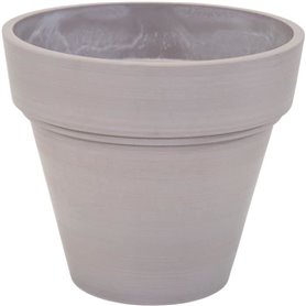 Pot - MEGA COLLECTIONS - Ecostone Planter - Ø 41 cm - H 35 cm - Taupe