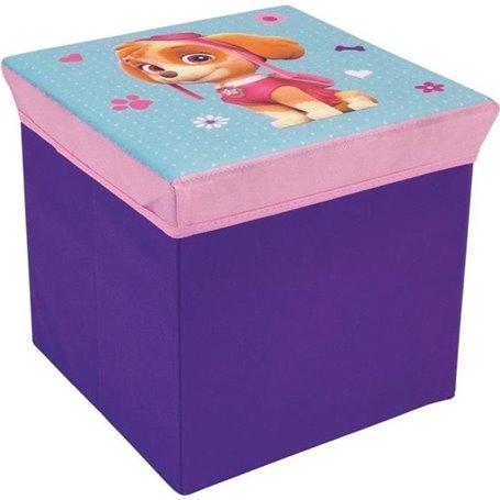 Fun House Pat Patrouille fille tabouret de rangement pour enfant