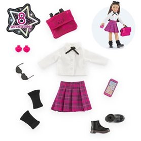 Accessoires poupée - COROLLE - Dressing College Anglais - 8 accessoires - des 4 ans