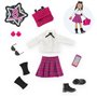 Accessoires poupée - COROLLE - Dressing College Anglais - 8 accessoires - des 4 ans