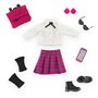 Accessoires poupée - COROLLE - Dressing College Anglais - 8 accessoires - des 4 ans