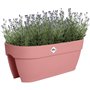 Pot de fleurs - ELHO - Vibia Campana Flower Bridge 60 - Rose - L 26 x B 59 x H 22 cm - Balcon/Extérieur - 100% recyclé