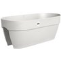 Pot de fleurs - ELHO - Vibia Campana Flower Bridge 60 - Blanc - L 26 x B 59 x H 22 cm - Balcon/Extérieur - 100% recyclé