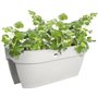 Pot de fleurs - ELHO - Vibia Campana Flower Bridge 60 - Blanc - L 26 x B 59 x H 22 cm - Balcon/Extérieur - 100% recyclé