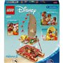 LEGO | Disney 43270 Le bateau d'aventure de Vaiana - Jeu a construire et cadeau des 6 ans