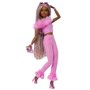 Barbie-Deluxe Style-Poupée Barbie a Combinaison Rose Tissu Doux - 4 ans+ - HYV28