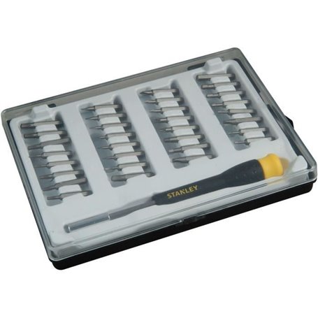 STANLEY Tournevis micro embouts - 35 pieces