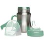 Tasse d'apprentissage - THERMOBABY - Inox - 180 ml - Vert Cactus - Ergonomique et anti-fuites