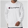 Sweat sans capuche homme Champion CREWNECK SWATSHIRT 220254 WHT Blanc